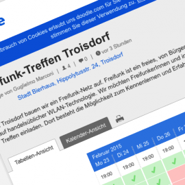 1. Freifunk-Treffen – Terminfindung