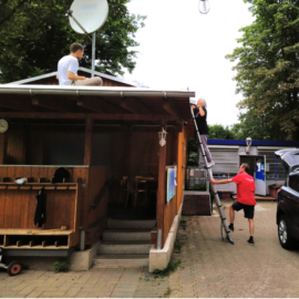 Bauspielplatz bekommen Freifunk